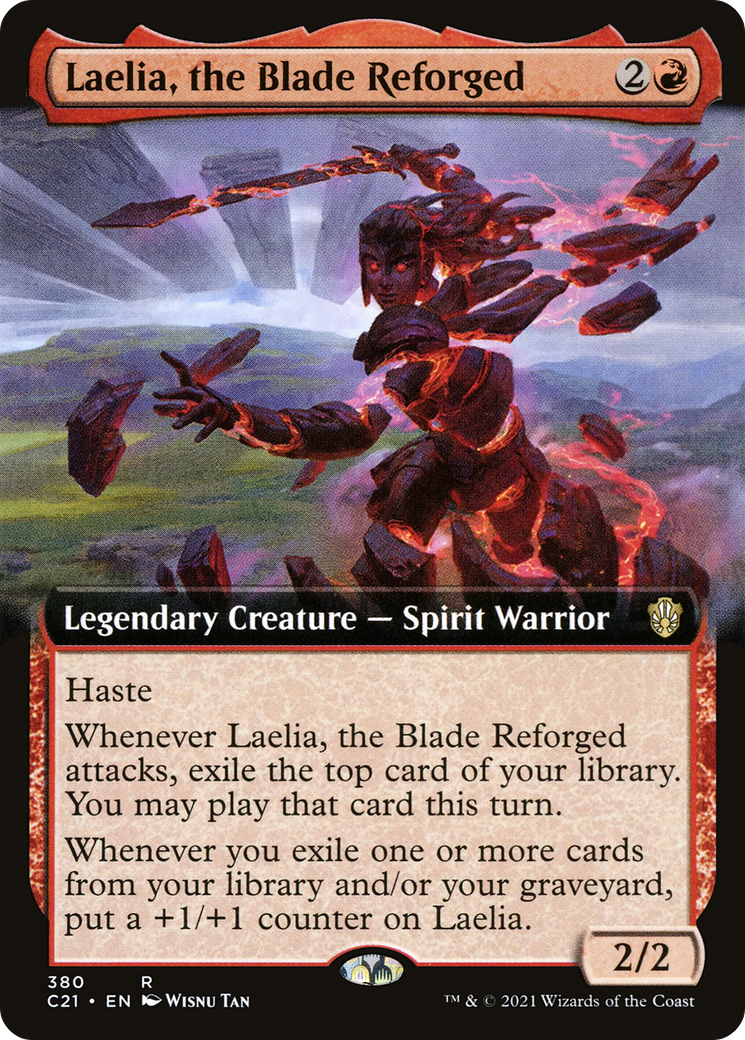 Laelia, la Lame reforgée (C21-380) - Commander 2021 : (Extended Art)