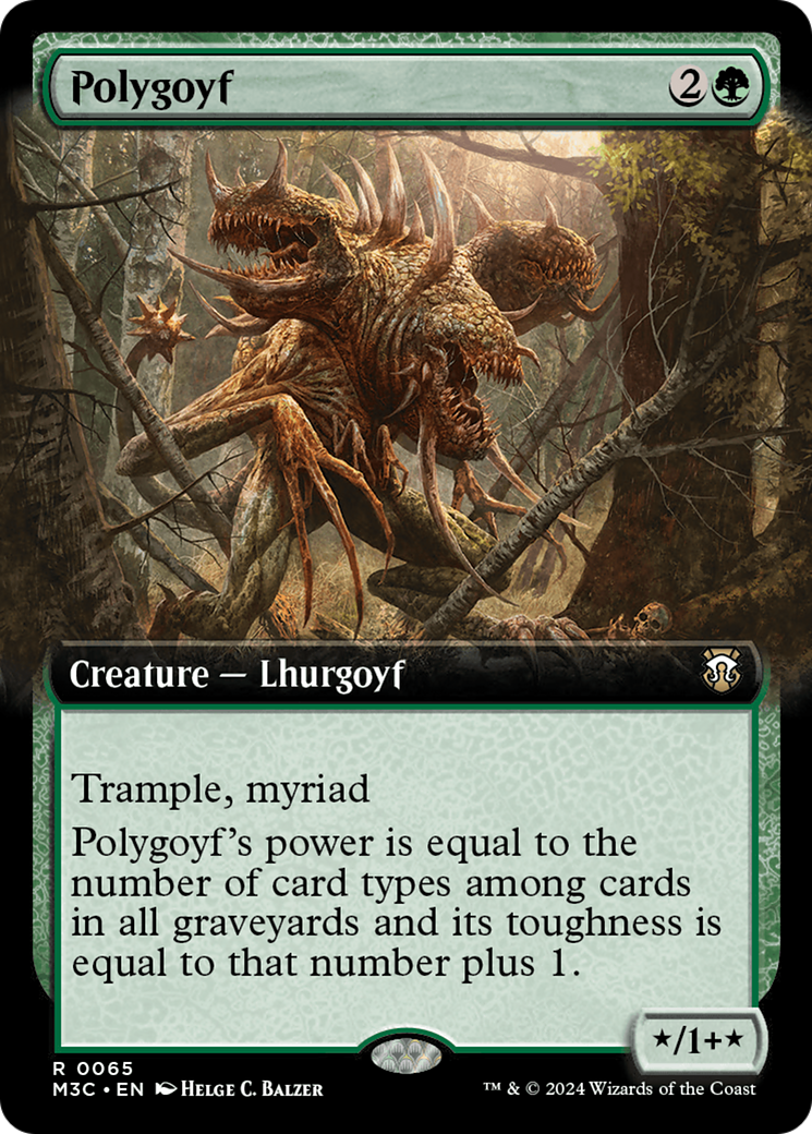 Polygoyf (M3C-065) - Modern Horizons 3 Commander : (Extended Art) Foil