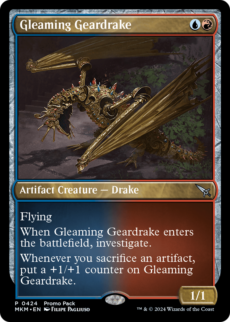 Gleaming Geardrake (MKM-424) - Meurtres au manoir de Karlov