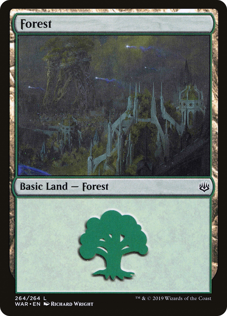 Forest (264) (WAR-264) - War of the Spark Foil