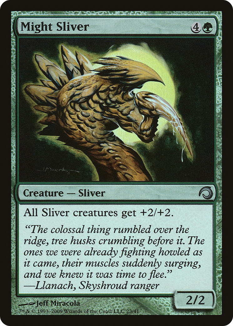 Might Sliver (PDS-023) - Premium Deck Series: Slivers Foil