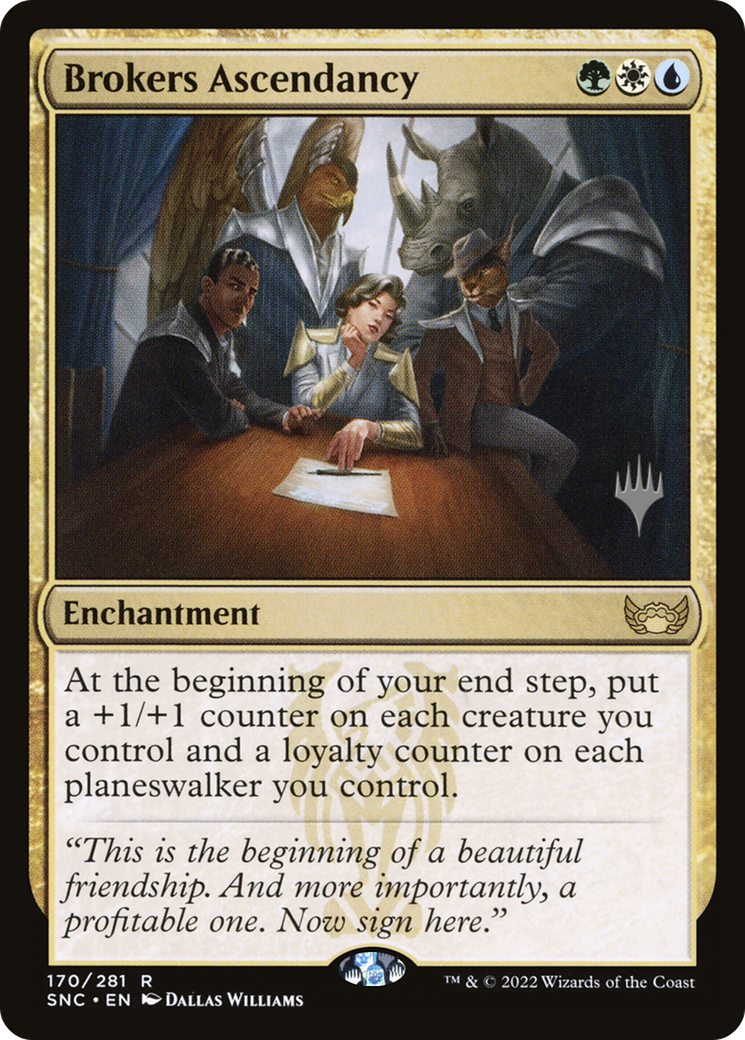 Brokers Ascendancy (PPSNC-170P) - Streets of New Capenna Promos Foil