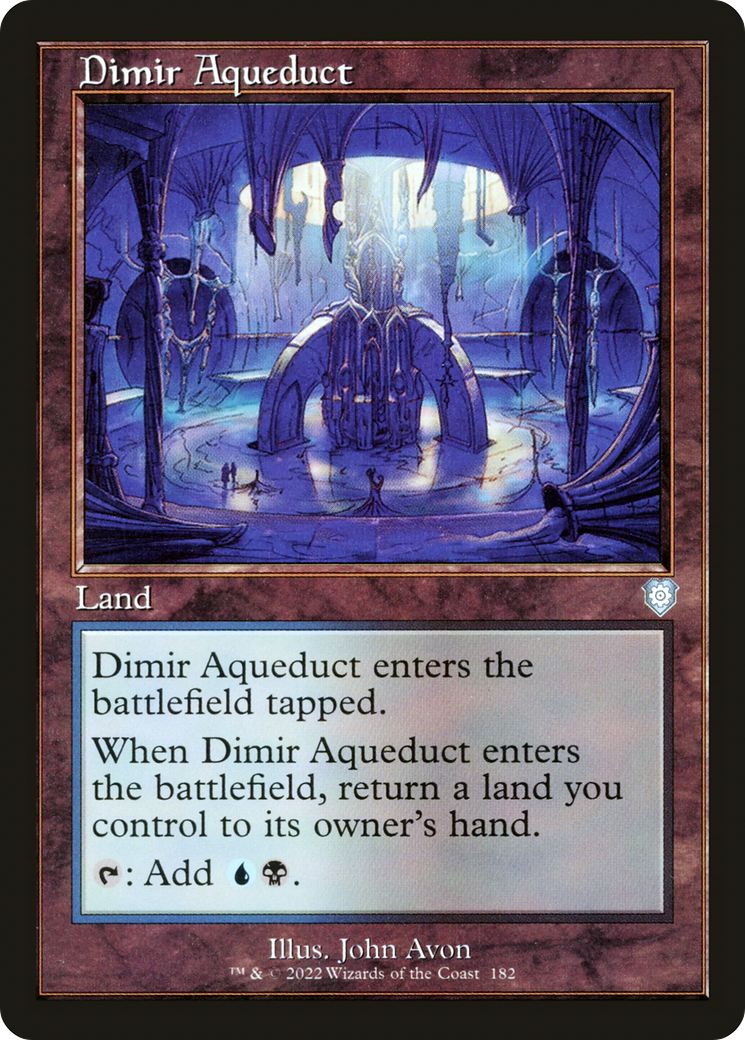 Dimir Aqueduct (Retro Frame) (BRC-182) - The Brothers' War Commander
