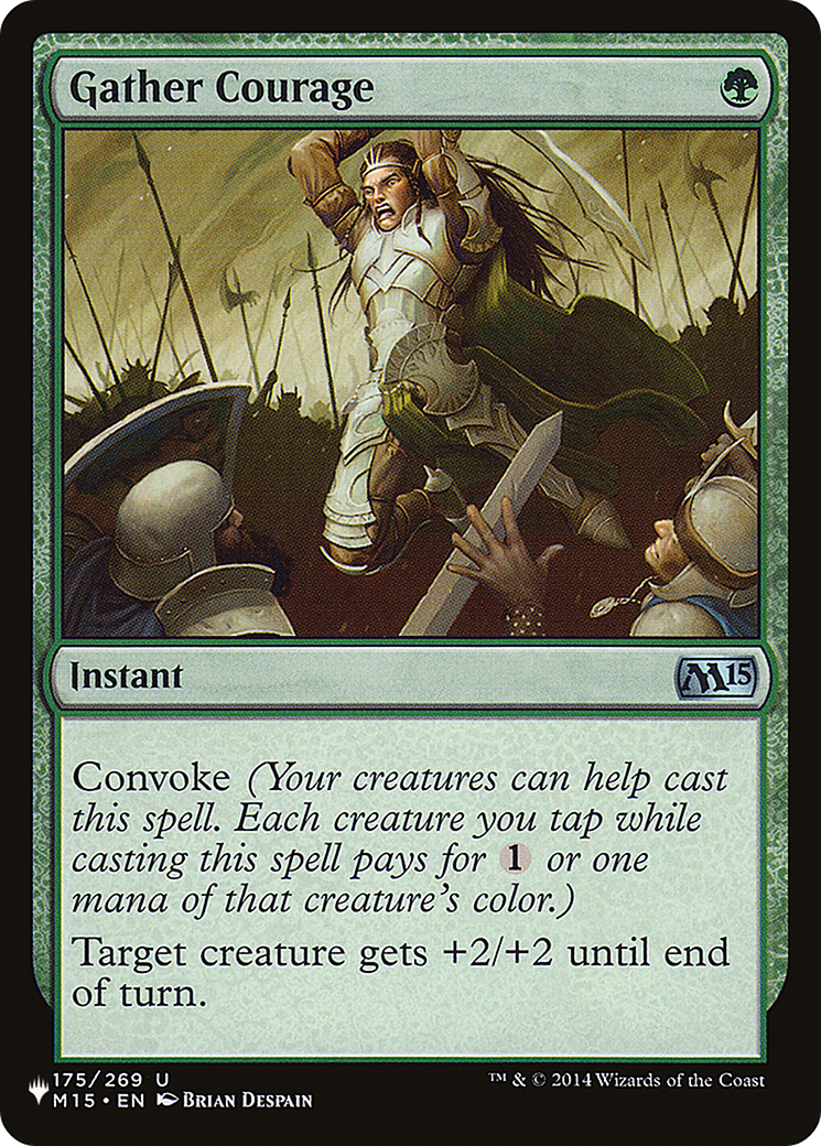 Gather Courage (LIST-175/269) - The List