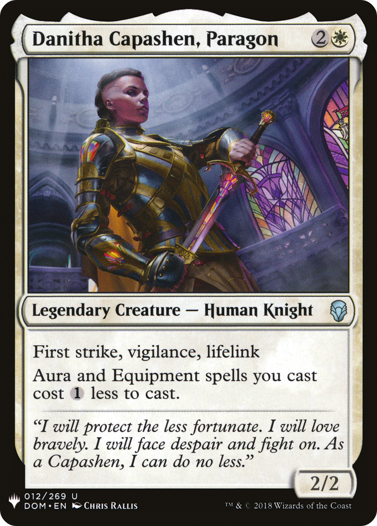 Danitha Capashen, Paragon (LIST-012) - The List