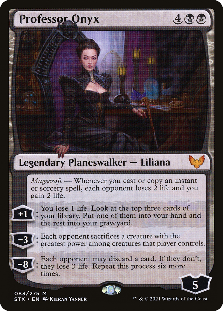 Professeur Onyx (STX-083) - Strixhaven : École des mages (Foil)