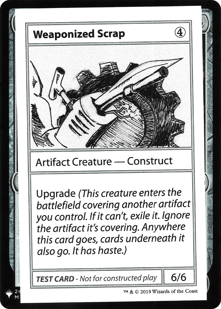 Weaponized Scrap (CMB1-) - Mystery Booster Playtest Cards 2019