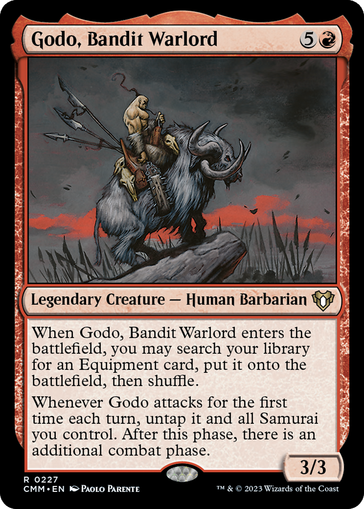 Godo, Bandit Warlord (CMM-227) - Commander Masters Foil