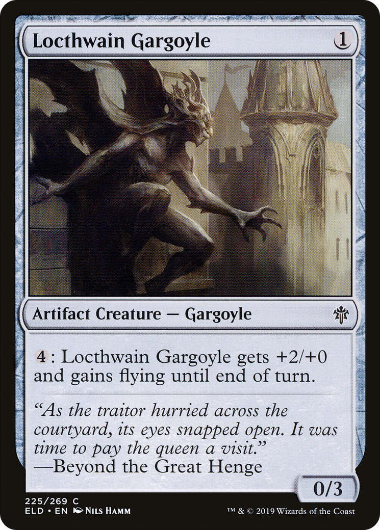 Gargouille de Locthwain (ELD-225) - Trône d'Eldraine Foil