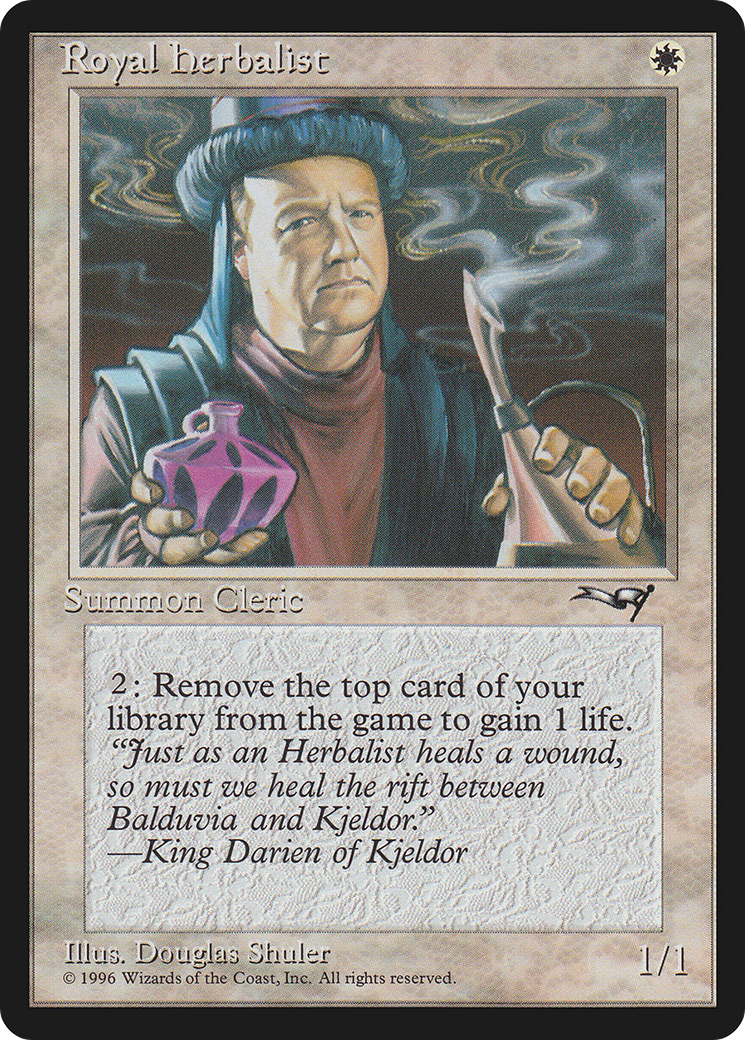 Herboriste royal (ALL-15A) - Alliances