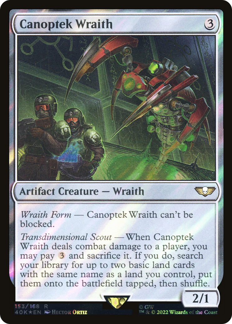 Canoptek Wraith (40K-153★) - Commander Foil pour Warhammer 40,000