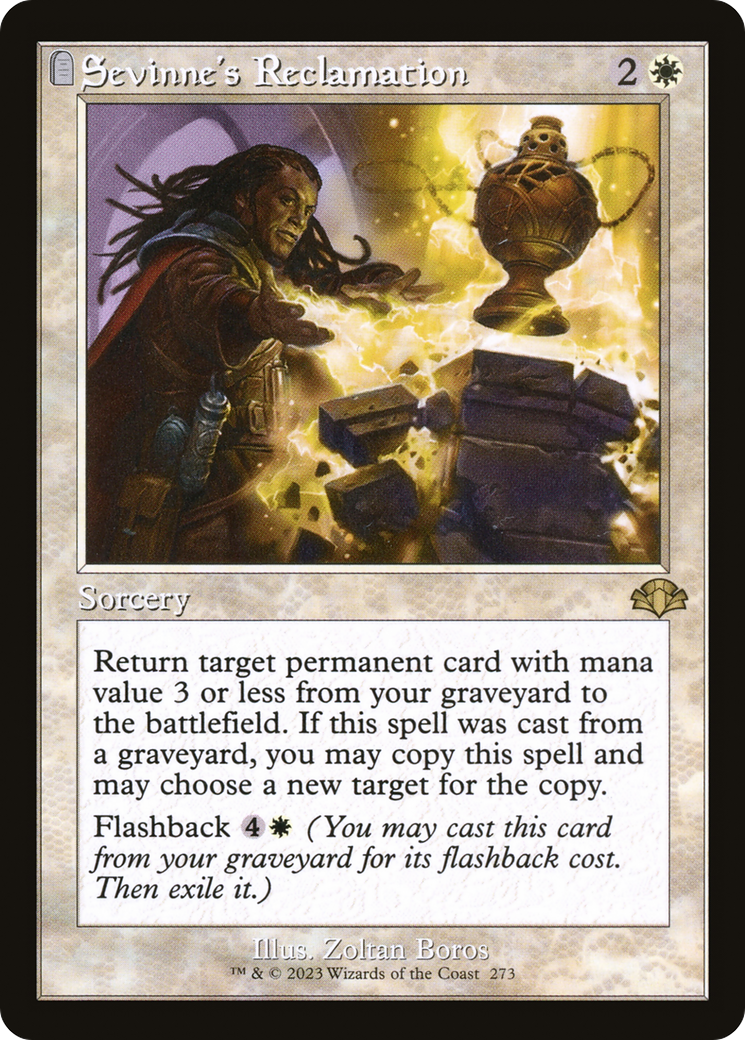 Sevinne's Reclamation (Retro Frame) (DMR-273) - Dominaria Remastered: (tombstone)