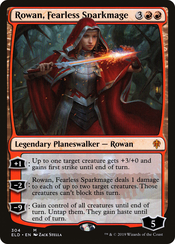 Rowan, Sparkmage intrépide (ELD-304) - Trône d'Eldraine Foil
