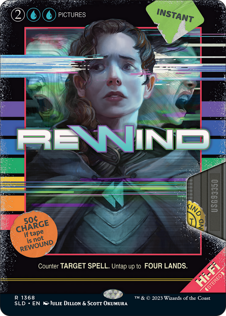 Rewind (SLD-1368) - Secret Lair Drop : (Full Art) Foil