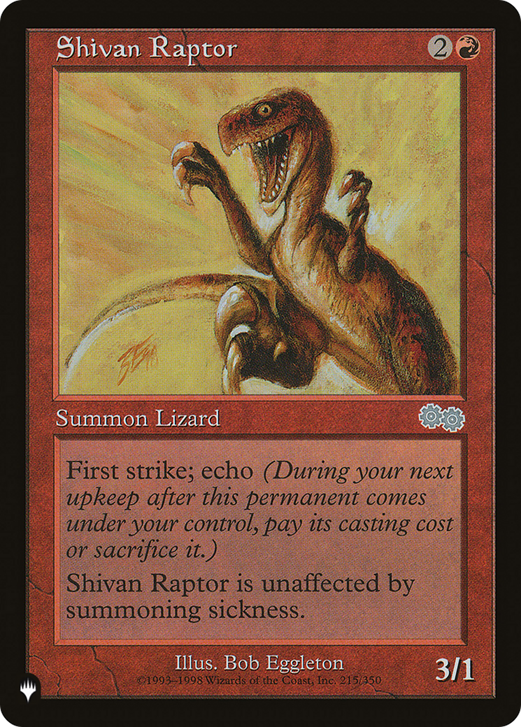 Shivan Raptor (PLST-USG-215) - La Liste