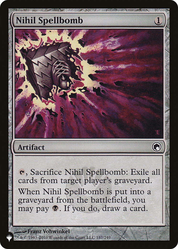 Nihil Spellbomb (LIST-SOM-187) - The List