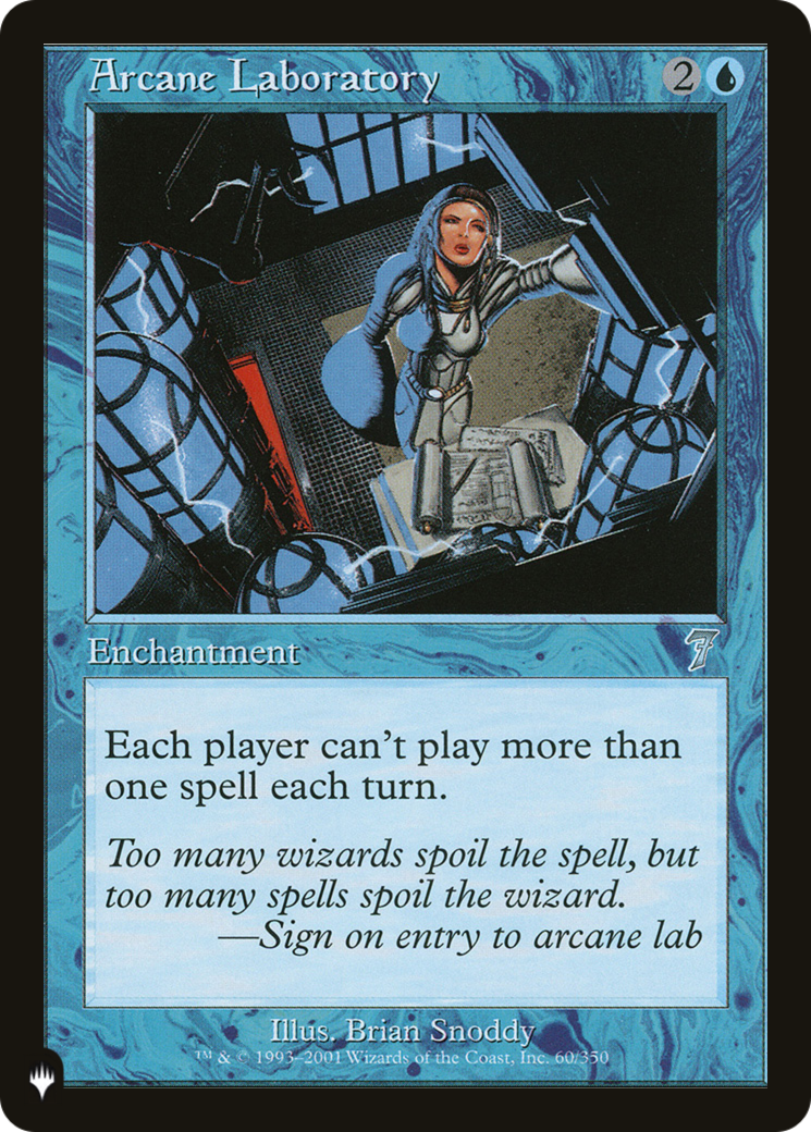 Laboratoire Arcane (PLST-7ED-60) - La Liste