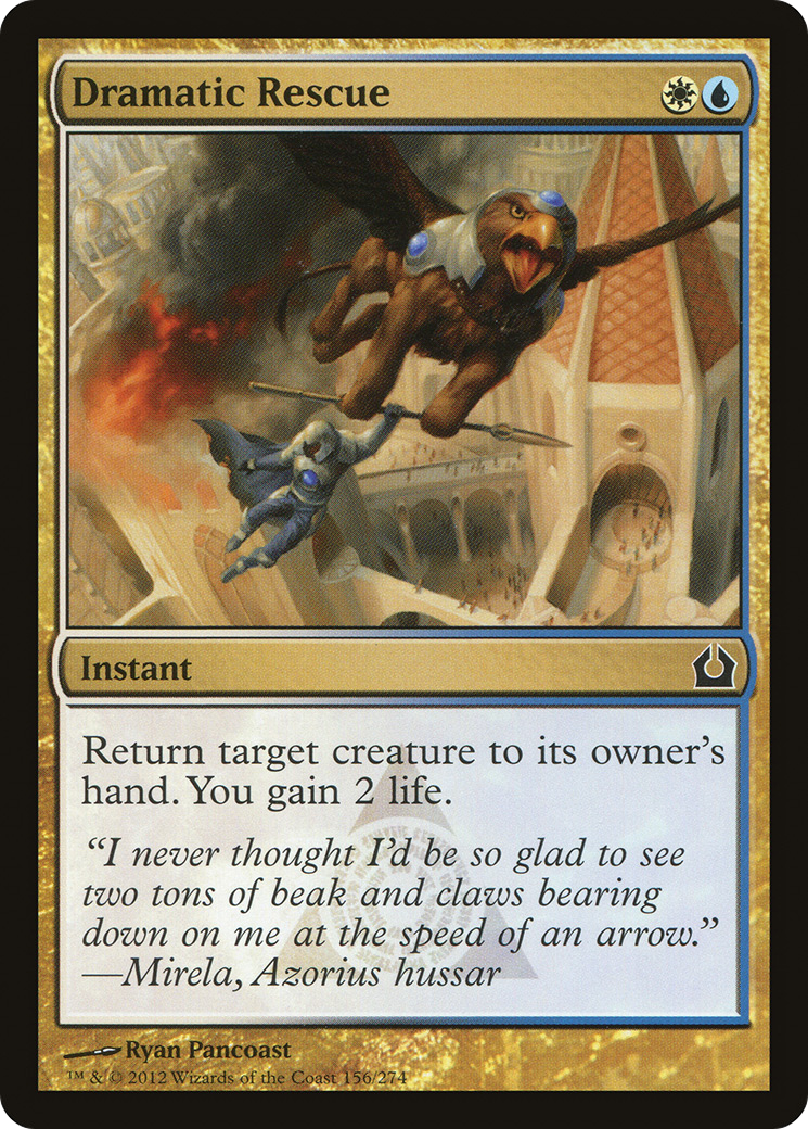 Dramatic Rescue (RTR-156) - Return to Ravnica Foil