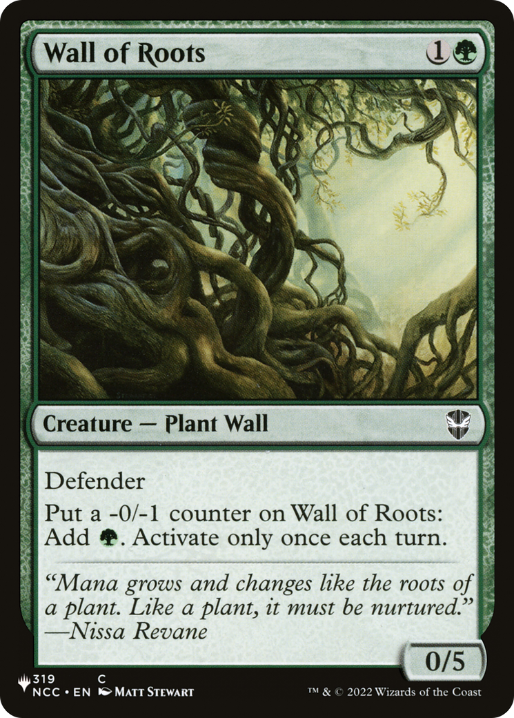 Wall of Roots (LIST-NCC-319) - The List