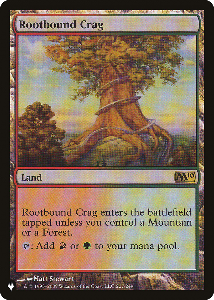 Rootbound Crag (LIST-M10-227) - The List
