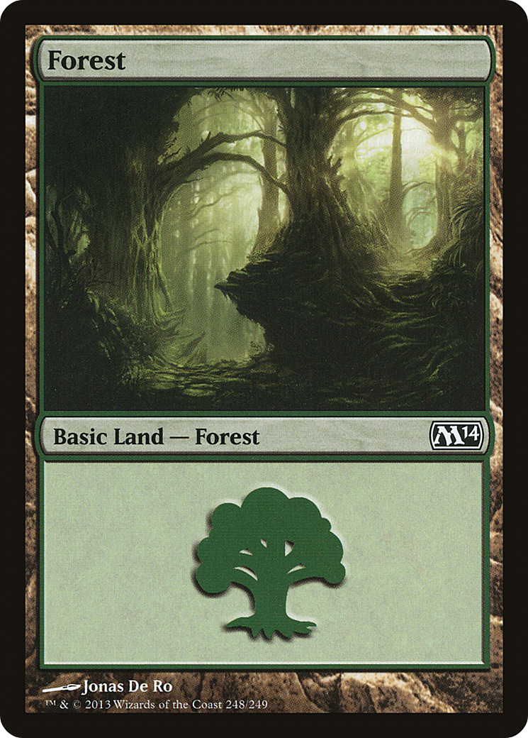 Forêt (M14-248) - Magic 2014 Foil