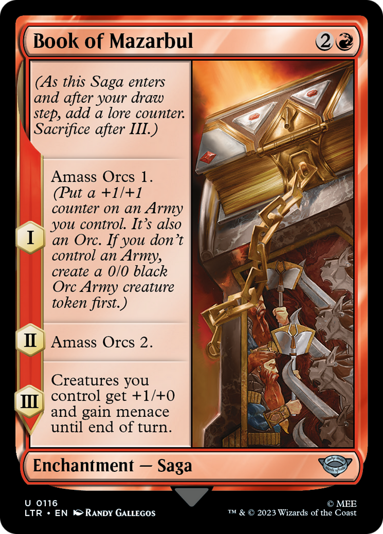 Livre de Mazarbul (LTR-116) - Le Seigneur des Anneaux : Contes de la Terre du Milieu