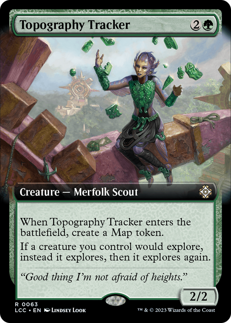 Topography Tracker (Extended Art) (LCC-063) - The Lost Caverns of Ixalan Commander: (Extended Art)
