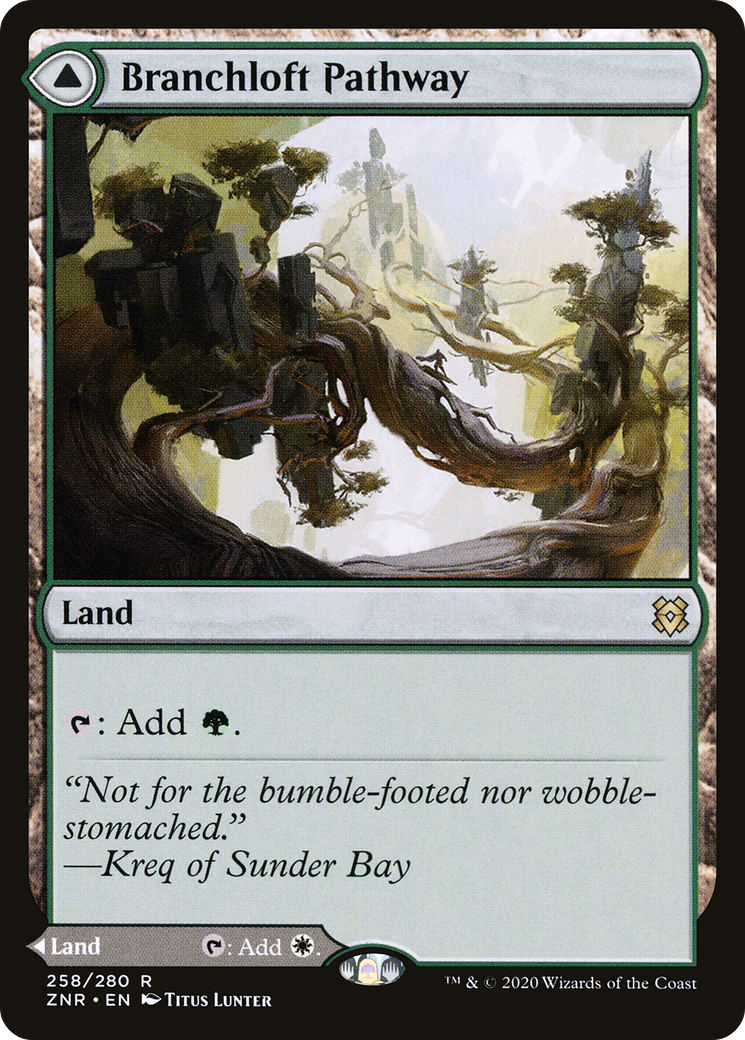 Chemin de Branchloft // Chemin de Boulderloft (ZNR-258) - Zendikar Rising Foil