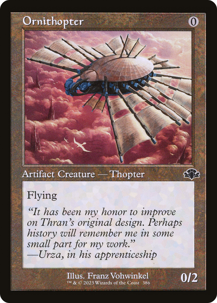 Ornithopter (Retro Frame) (DMR-386) - Dominaria Remastered