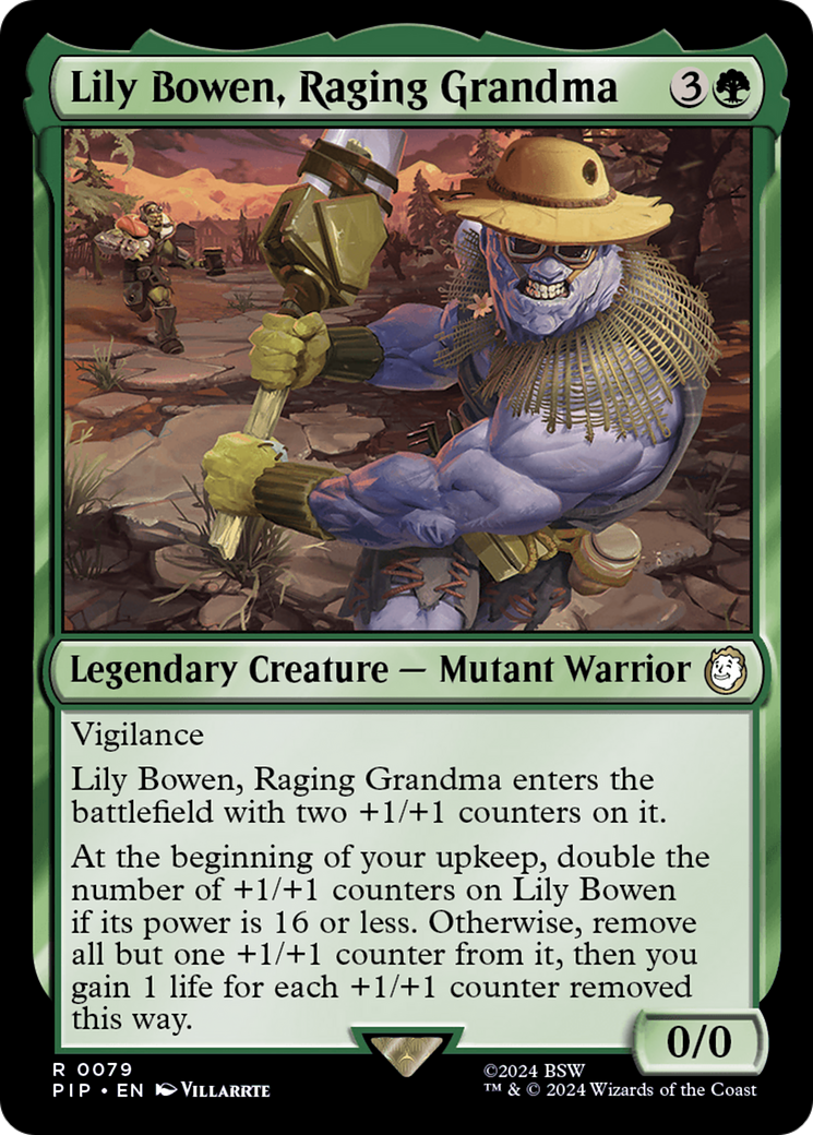 Lily Bowen, Grand-mère enragée (PIP-079) - Fallout Foil