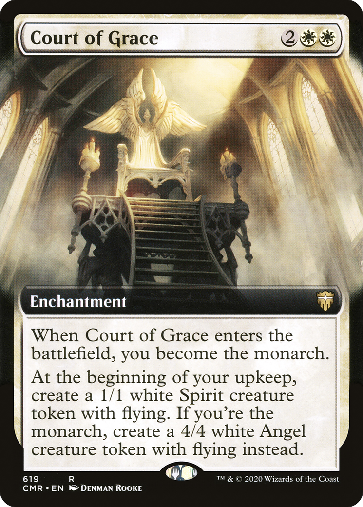 Court of Grace (CMR-619) - Commander Legends : (Extended Art) Foil