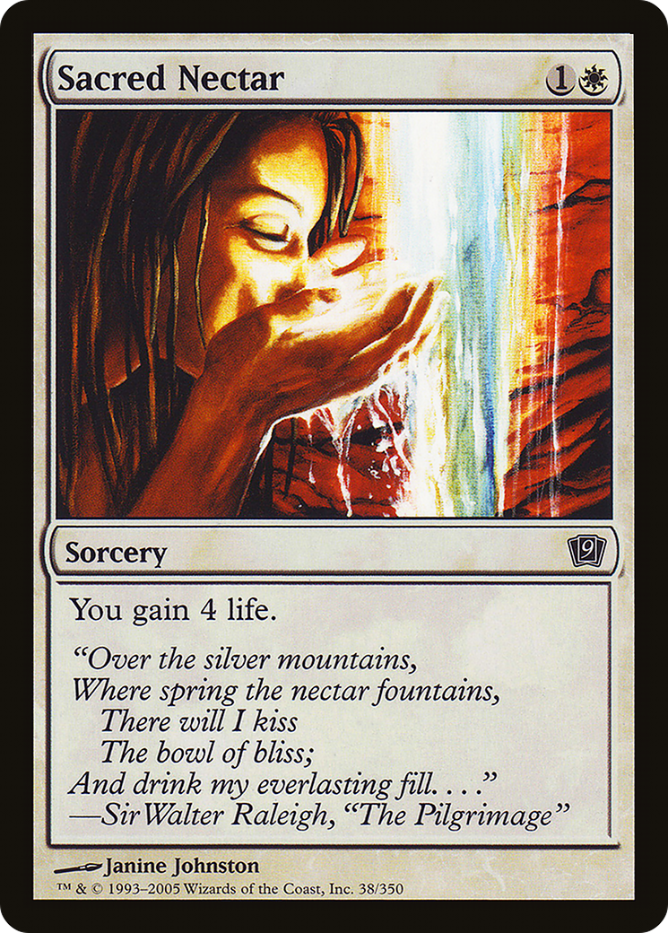 Sacred Nectar (9ED-38★) - Ninth Edition Foil