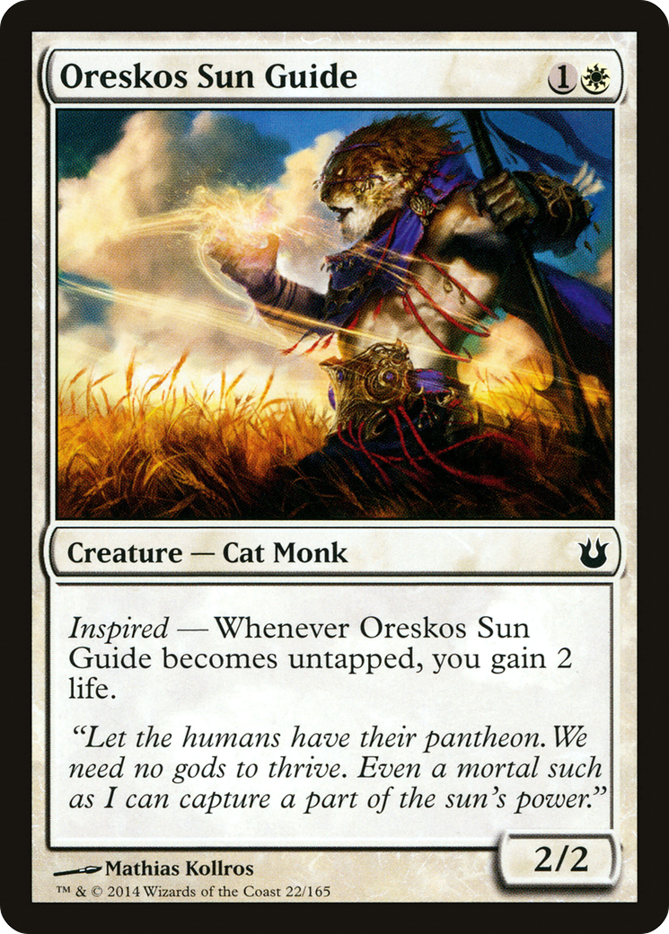 Oreskos Sun Guide (BNG-022) - Born of the Gods Foil