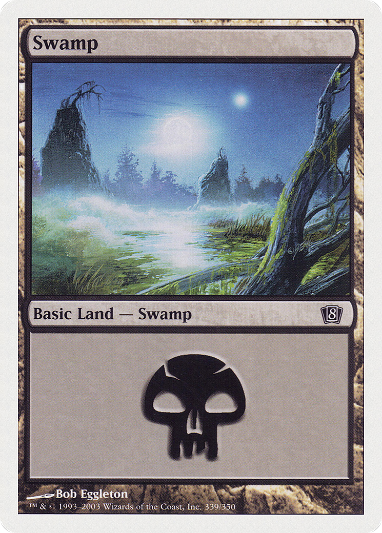 Swamp (339) (8ED-339) - Eighth Edition