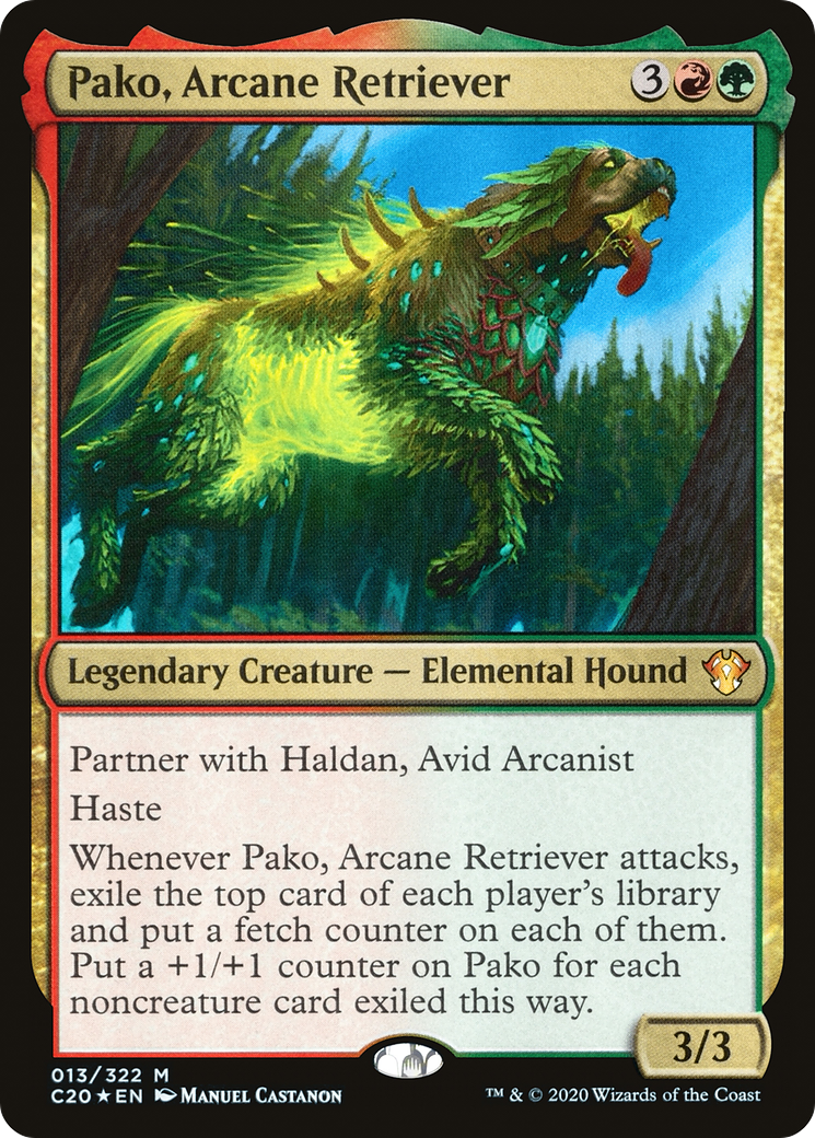 Pako, Arcane Retriever (C20-013) - Commander 2020