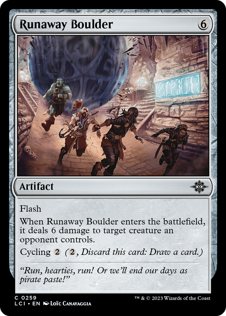 Runaway Boulder (LCI-259) - Les Cavernes Perdues d'Ixalan