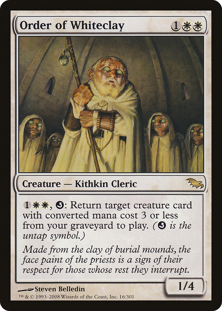 Order of Whiteclay (SHM-016) - Shadowmoor Foil