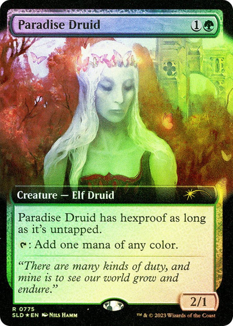 Paradise Druid (Extended Art) (SLD-775) - Secret Lair Drop: (Extended Art) Foil
