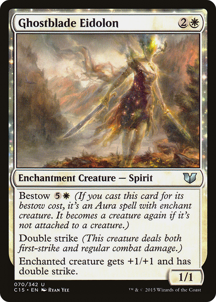 Ghostblade Eidolon (C15-070) - Commander 2015: (enchantment)