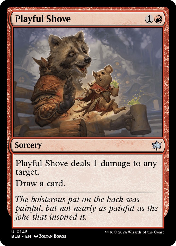 Poussée ludique (BLB-145) - Bloomburrow Foil