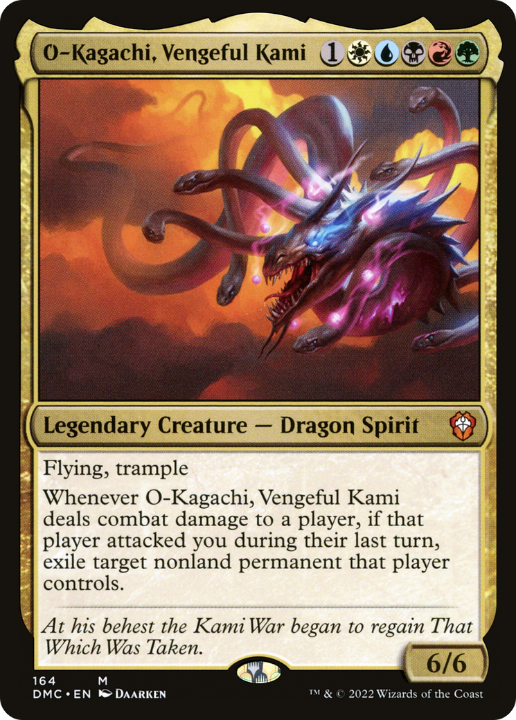 O-Kagachi, Kami vengeur (DMC-164) - Commandant de Dominaria United