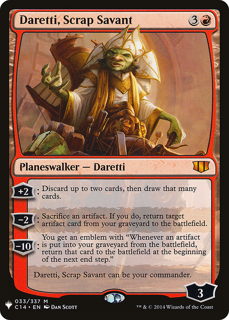 Daretti, Scrap Savant (C14) (LIST-033/337) - The List