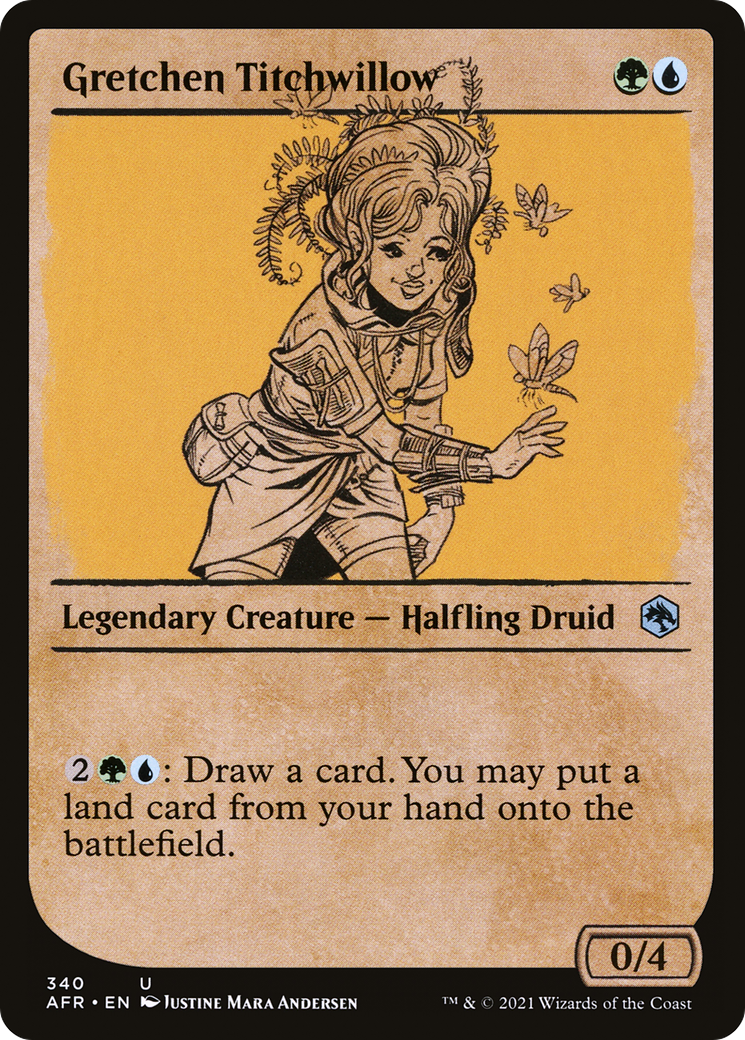 Gretchen Titchwillow (Showcase) (AFR-340) - Adventures in the Forgotten Realms: (Showcase) Foil