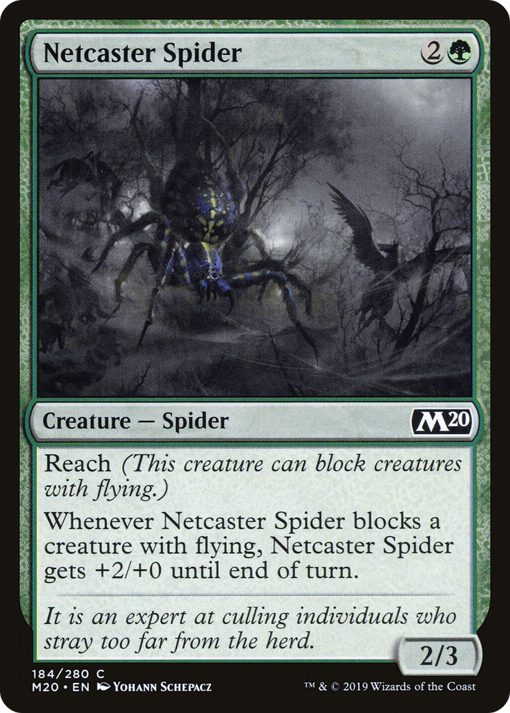 Netcaster Spider (M20-184) - Core Set 2020 Foil