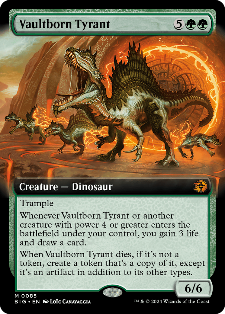 Vaultborn Tyrant (Extended Art) (BIG-085) - The Big Score: (Extended Art)
