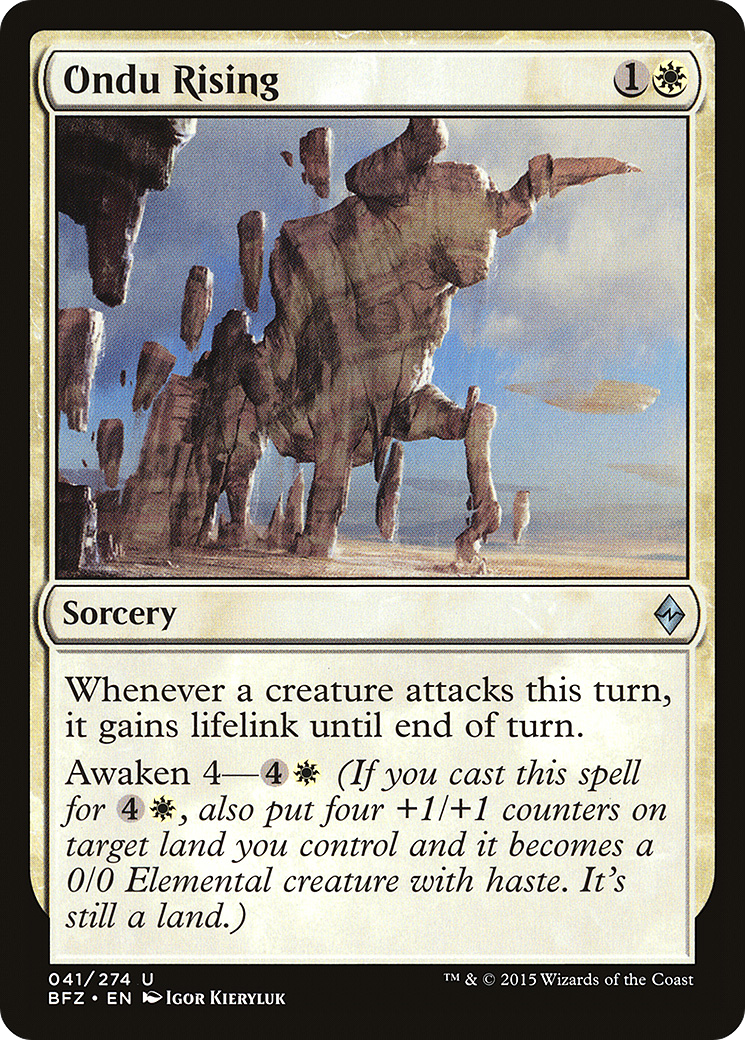 Ondu Rising (BFZ-041) – Bataille pour Zendikar Foil