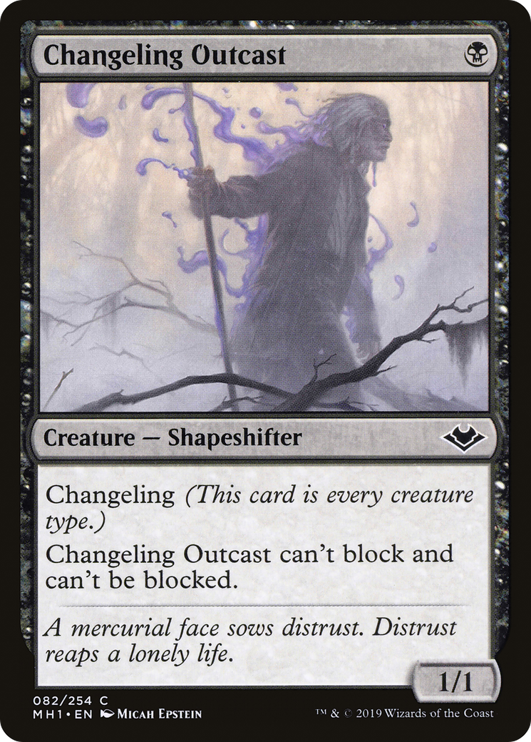 Changeling Outcast (MH1-082) - Horizons Modernes (feuille)