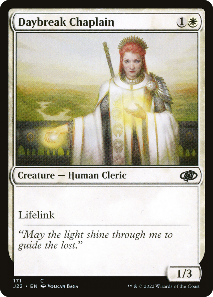 Daybreak Chaplain (J22-171) - Jumpstart 2022