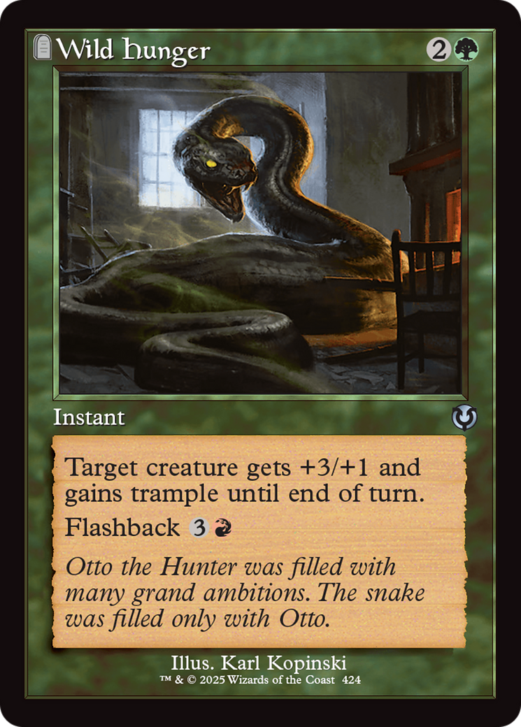 Wild Hunger (cadre rétro) (INR-424) - Innistrad Remastered