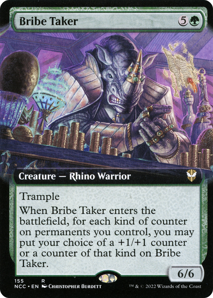 Bribe Taker (Extended Art) (NCC-155) - New Capenna Commander: (Extended Art)